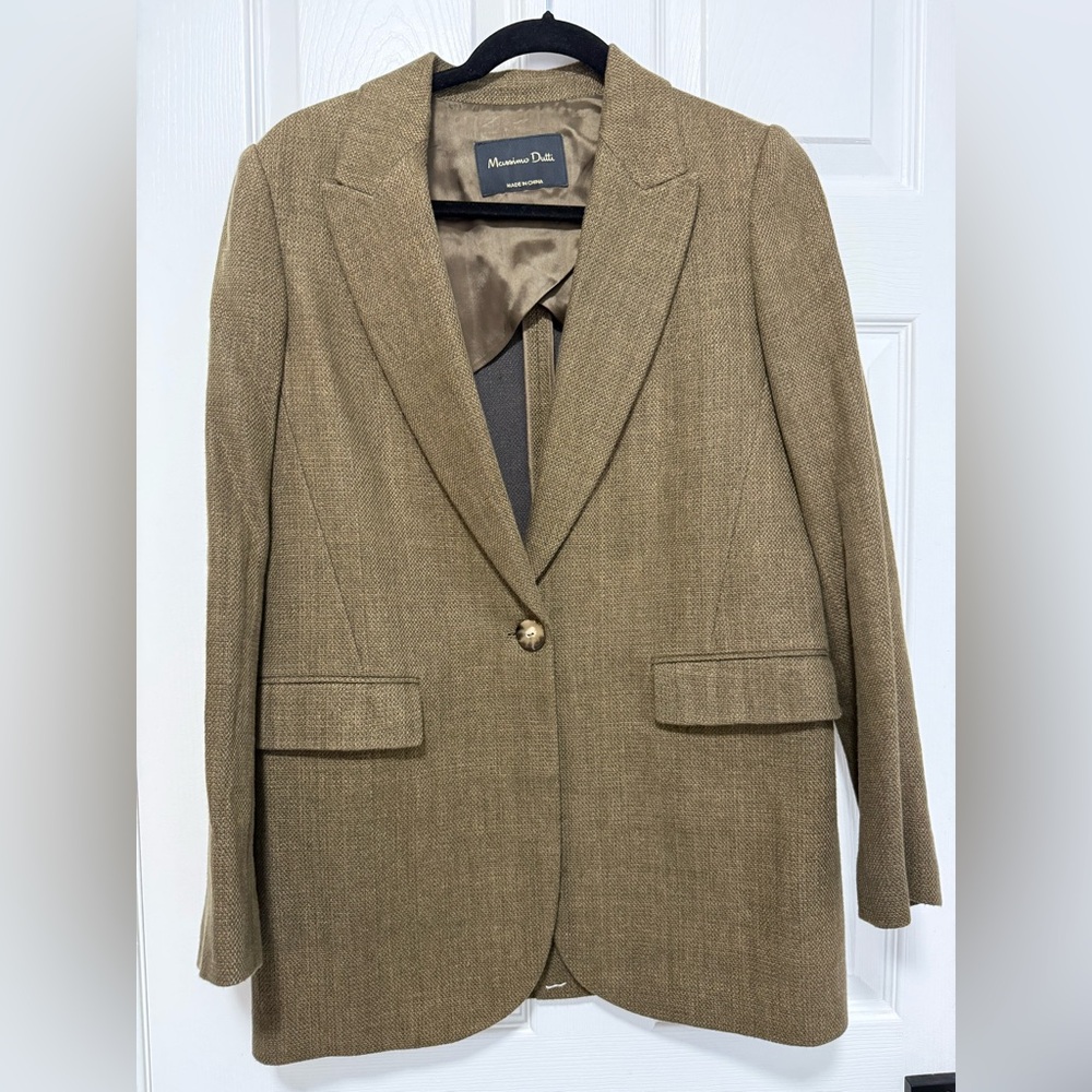 Massimo Dutti linen blazer